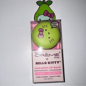The Crème Shop x Hello Kitty Macaron Lip Balm Juicy Pear Limited Edition